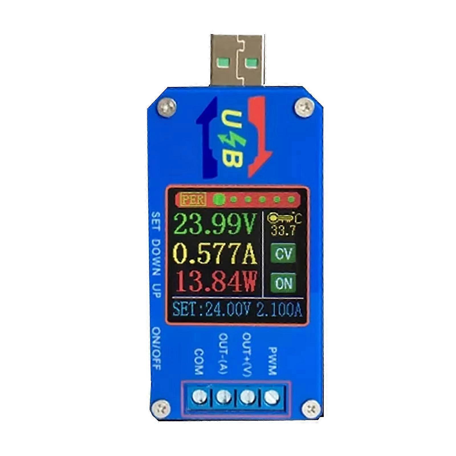 MultiFunction USB Voltage Regulator USB Voltage Steps With Digital Voltage Tool