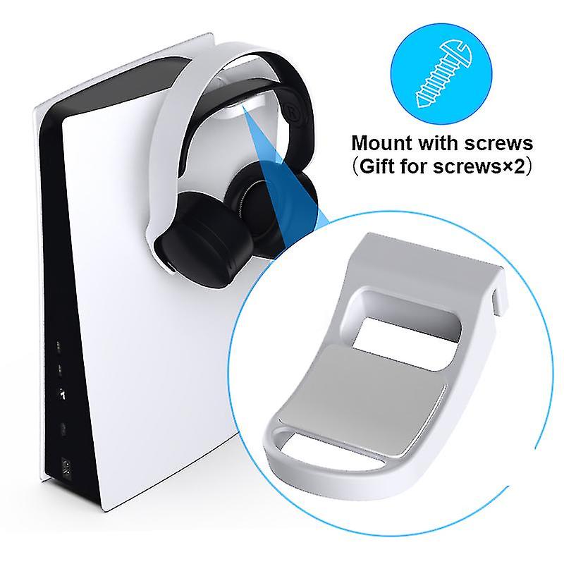 Headphone Stand Compatible With Ps5 Wall Mount Storage Bracket Compatible With Ps5/xbox/switch Console Gamepad