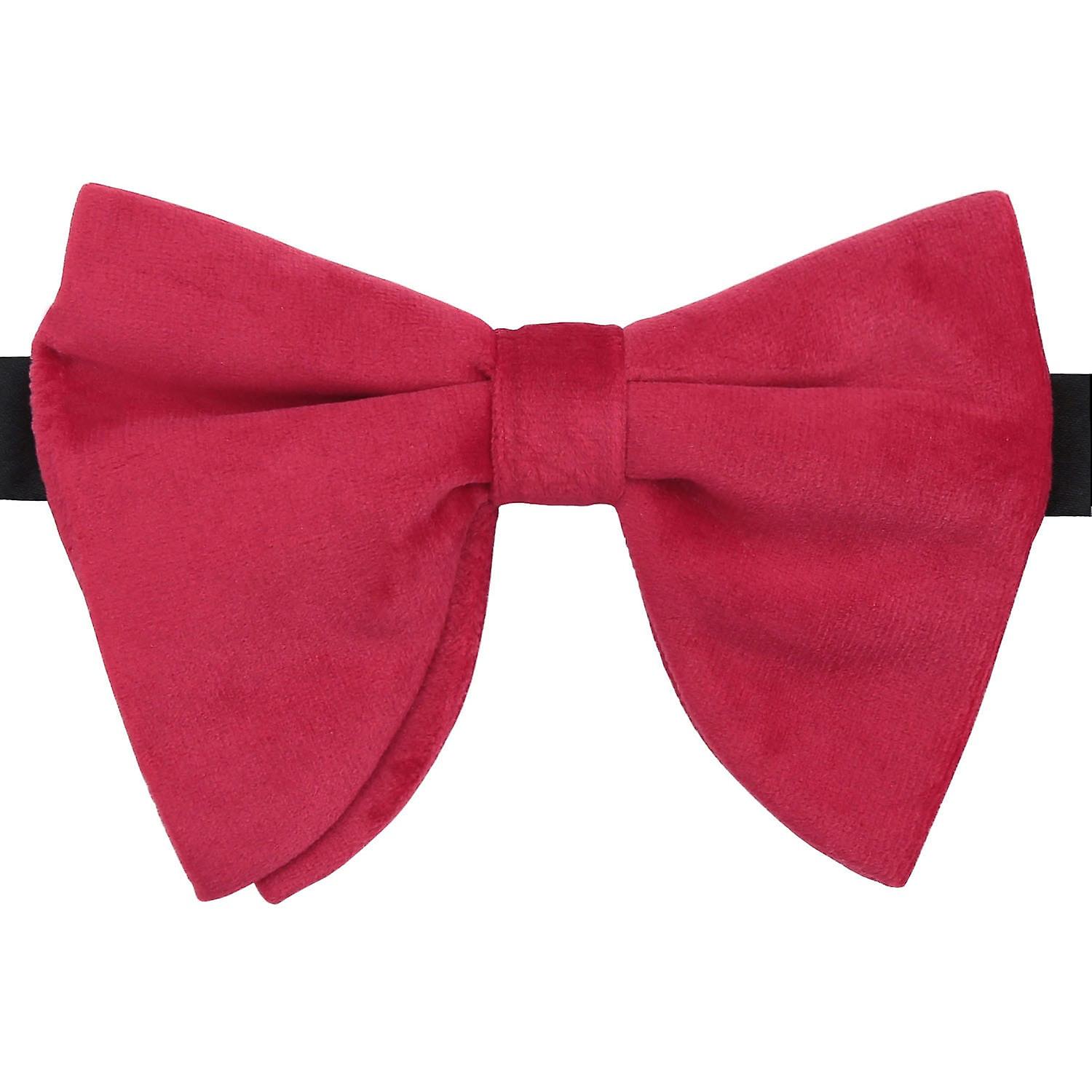 Red Velvet Butterfly Pre-Tied Bow Tie