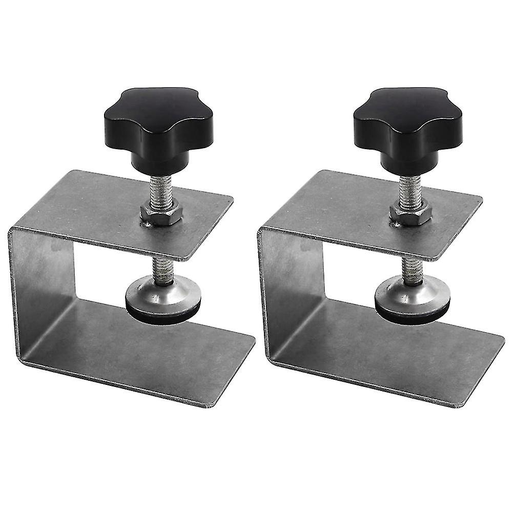2pcs Drawer Front Installation Clamp Hardware Jig Accessories S