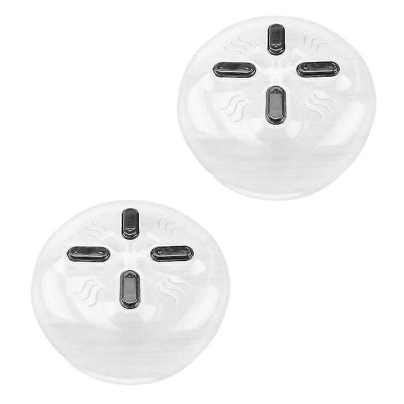 Mikrowellenherd Spritzwassergeschützte Abdeckung Sicherheitsabdeckung Magnet Kunststoff schwebende Abdeckung Heizung Abdeckung2pcstransparent