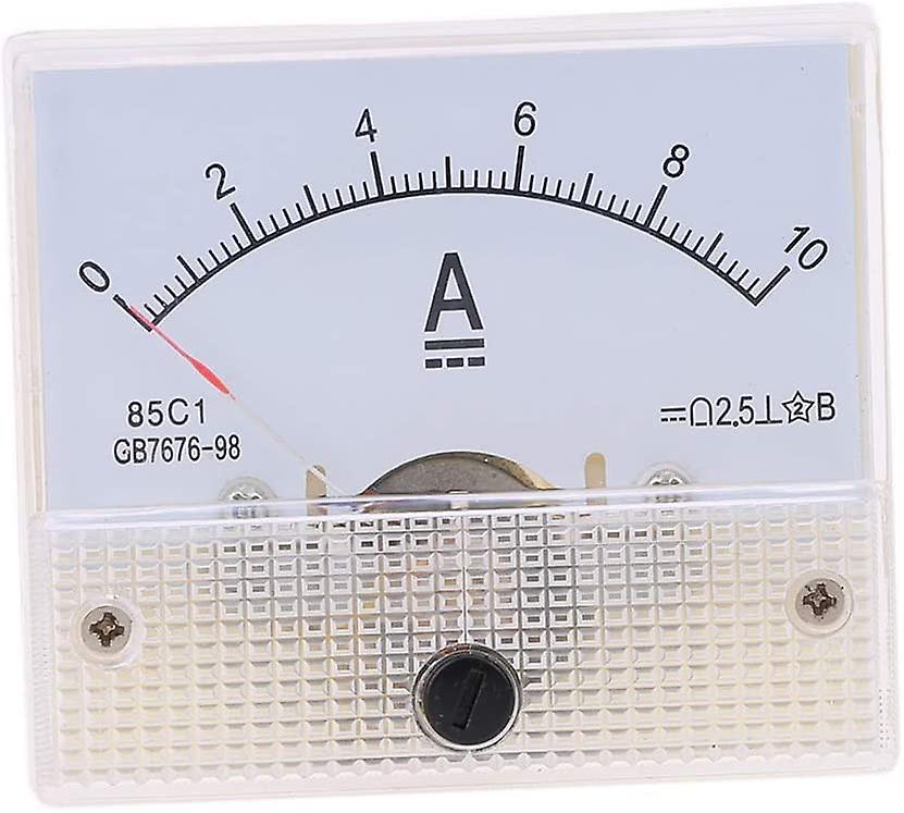 DC Analog Current Meter Panel 10A Ammeter Gauge Mechanical Pointer Tester Ammeters 85C1 Useful and Practical