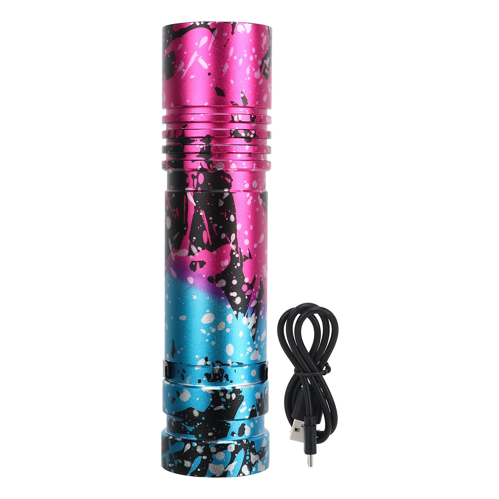 Portable Flashlight High Brightness Type C Rechargeable Multifunctional Pocket Size Torch Light for Camping