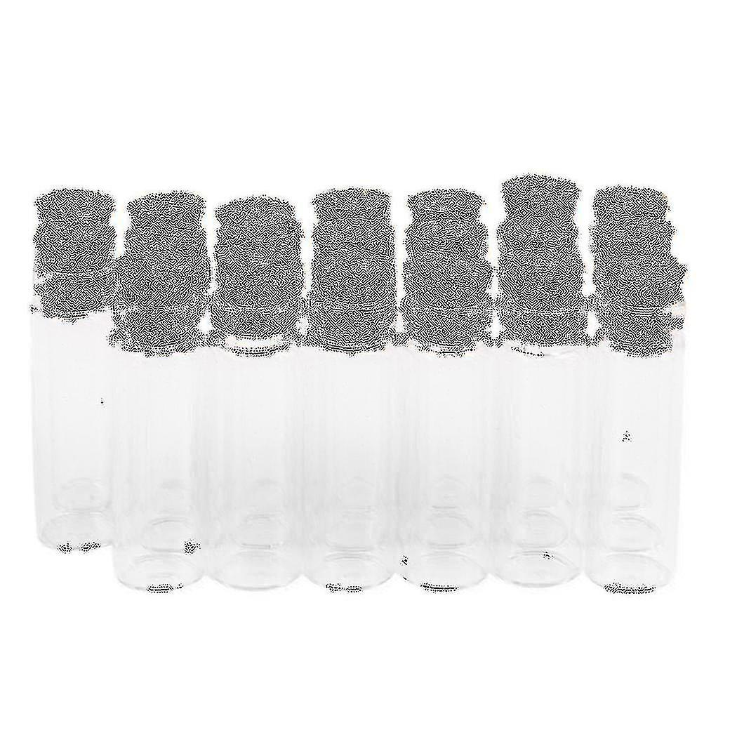 20pcs 11x32mm Tiny Mini Vide Transparent Bouteilles en Verre Flacons 2ml