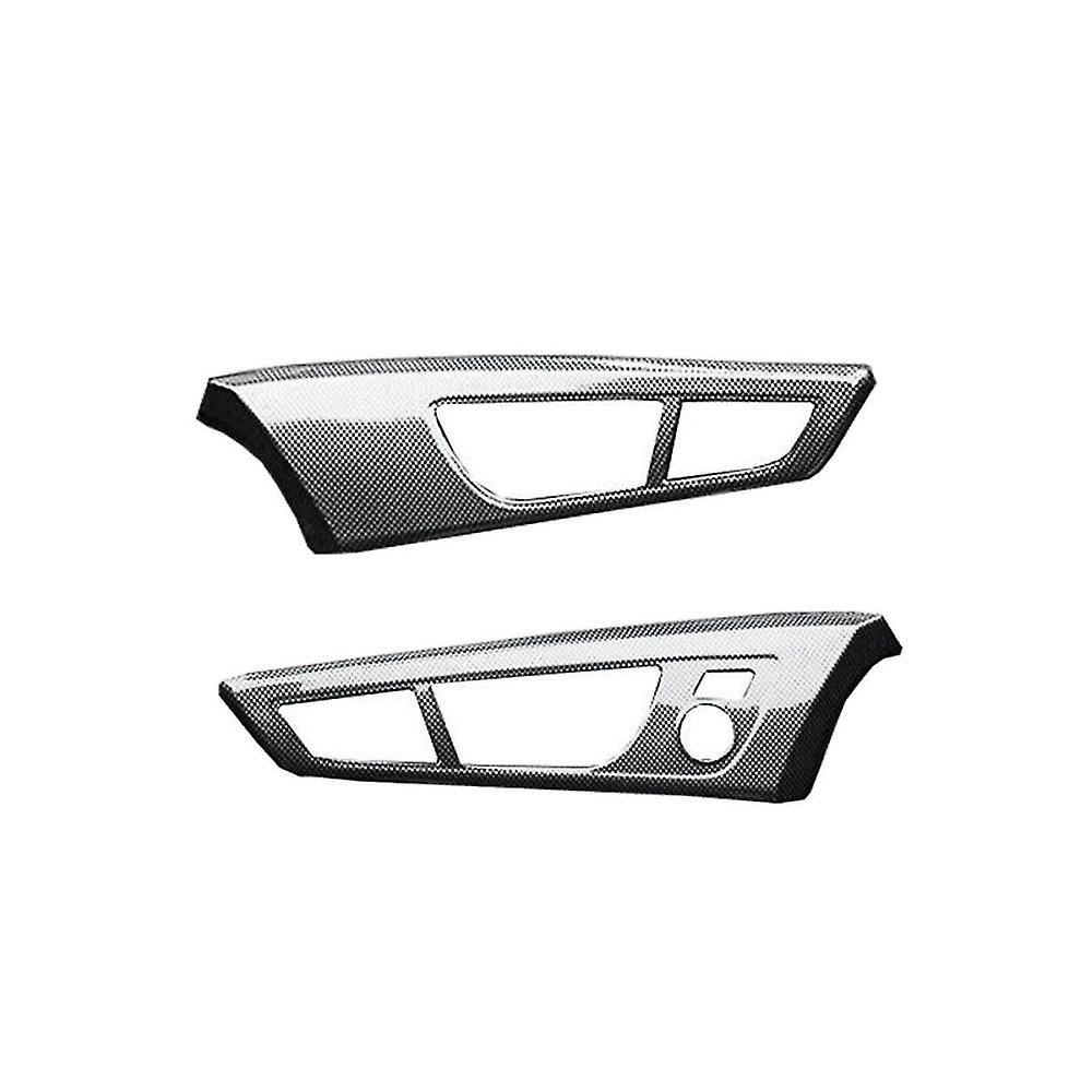 2pcs Interior Inner Door Handle Cover Panel Strip Decoration For 2011-2017