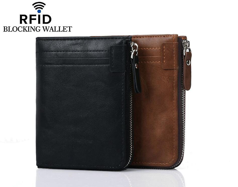 2-pack Wallet with RFID blocking "Zip Wallet"