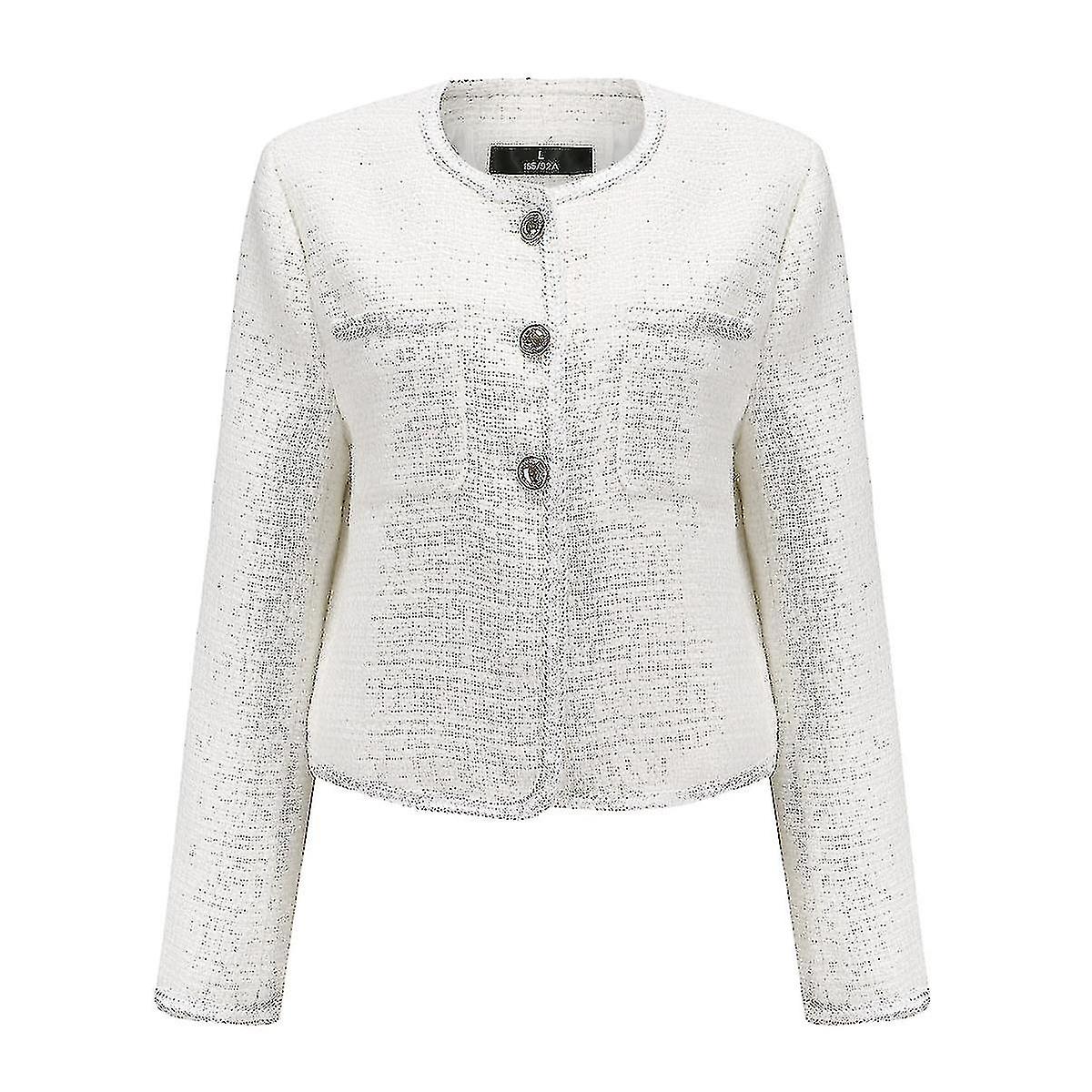 Womens Knit Design Cropped Jacket