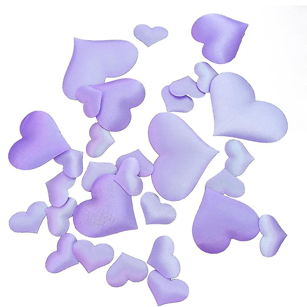 100pcs رومانسية متزوج الحب القلب تألق قصاصات الجدول حفل زفاف مبعثر
