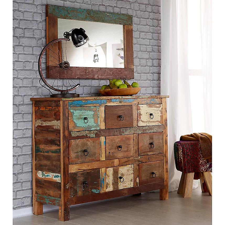 Arabella Reclaimed Boat 9 Drawer Chest