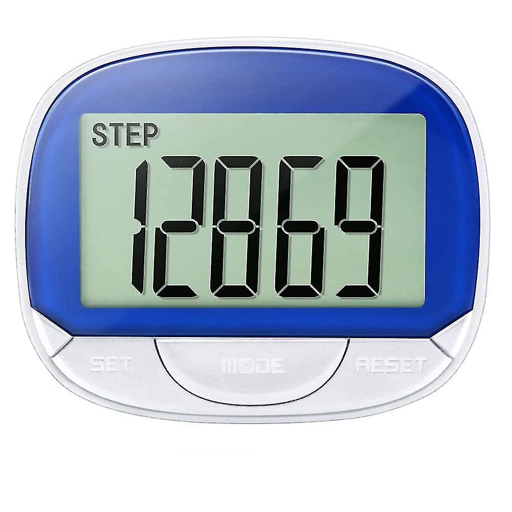 1pcs Pedometer 3d Step Counter For Walking, Portable Step Tracker, Accurate Step Counter With Displ