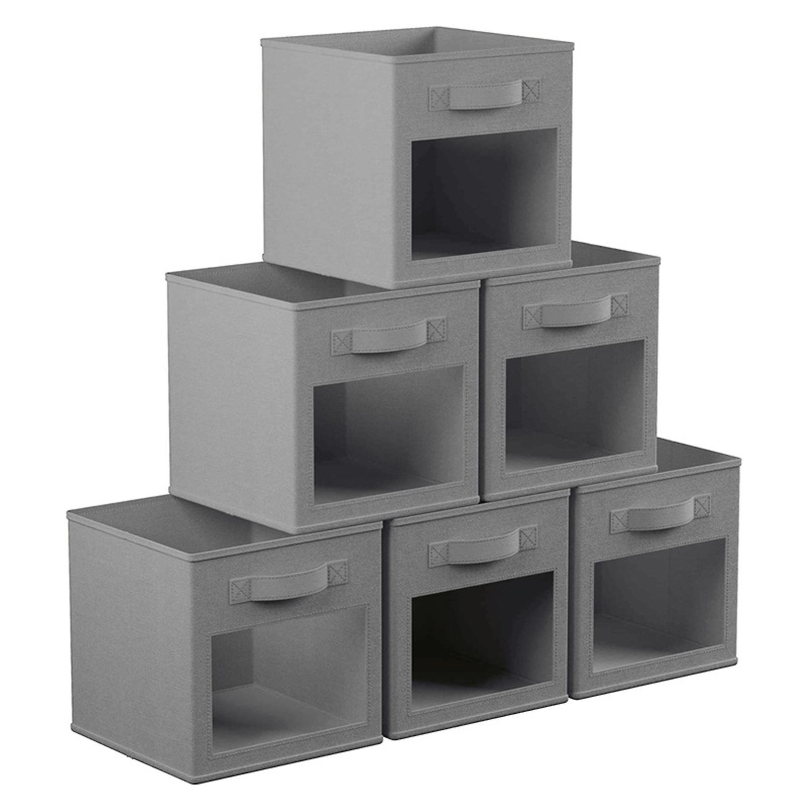 Collapsible Storage Organizer With Handle Fabric Storage Cubes For Clothes Books Baby Items