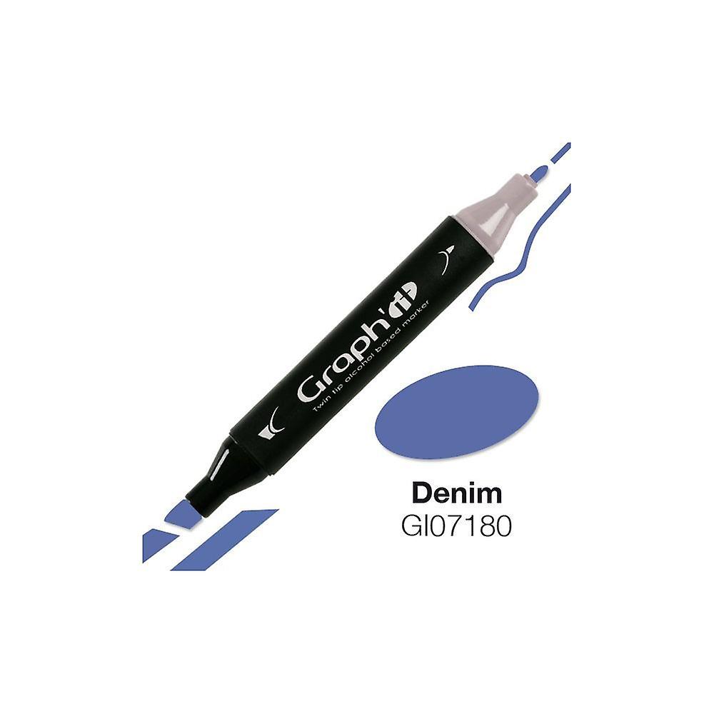 Graph'It Double Tip Marker - Denim