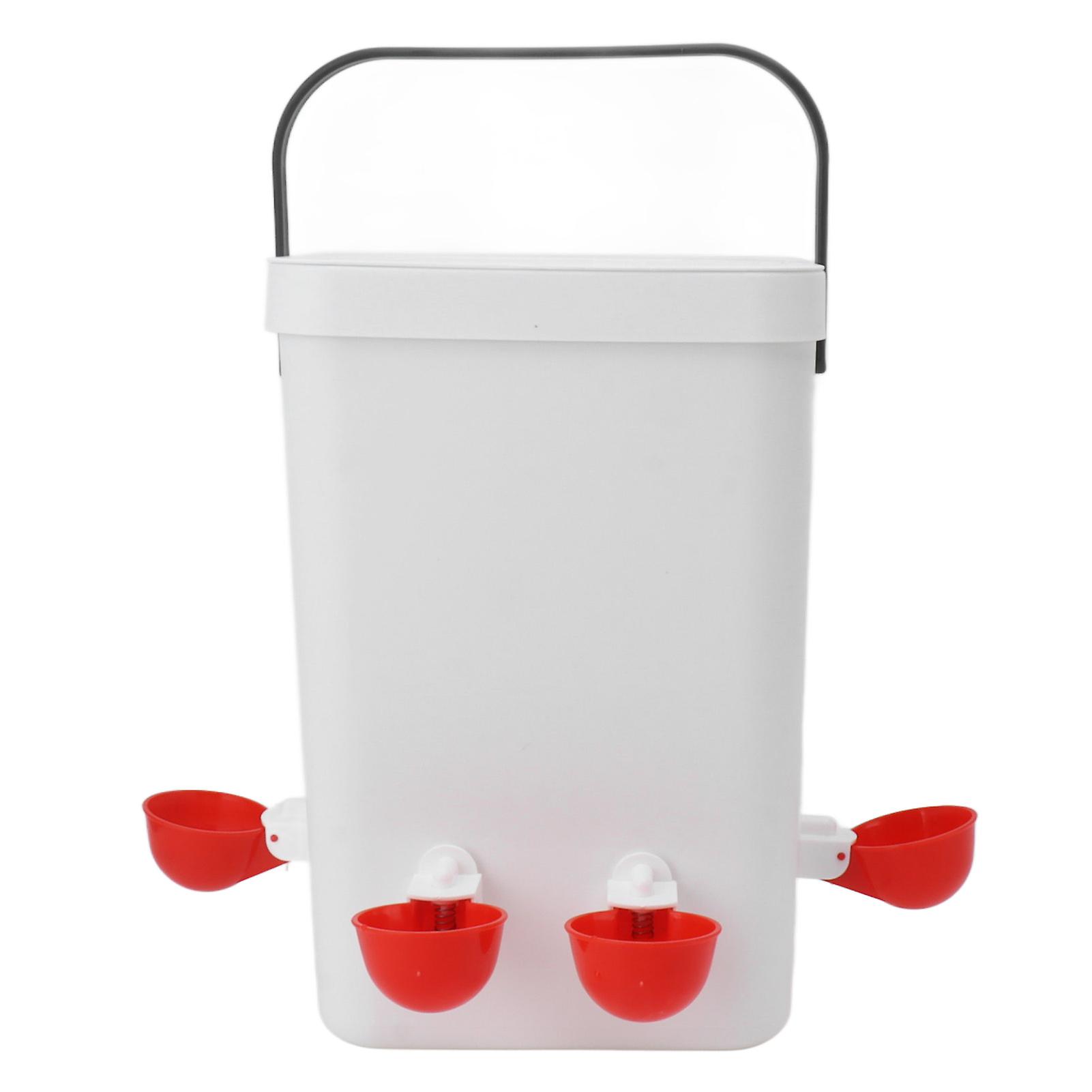 Chicken Waterer Large Capacity Automatic Chicken Waterer and Feeder Set 12 Liter Portable Poultry Automatic Waterer