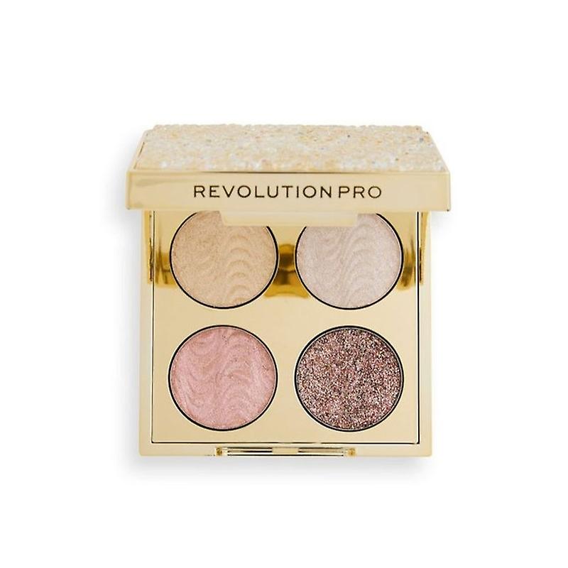 Makeup Revolution PRO Crystal Eye Quad Champagne Crystal  