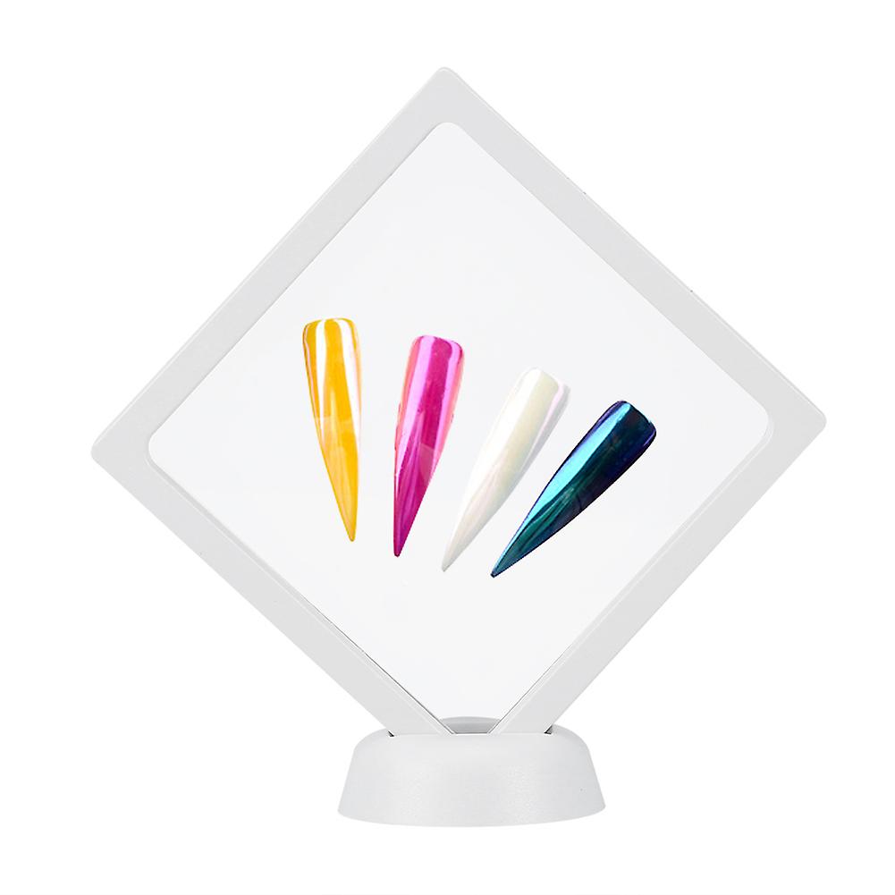 Acryl Nagel Display Ständer Rahmen 11x11cm weiß oder schwarz