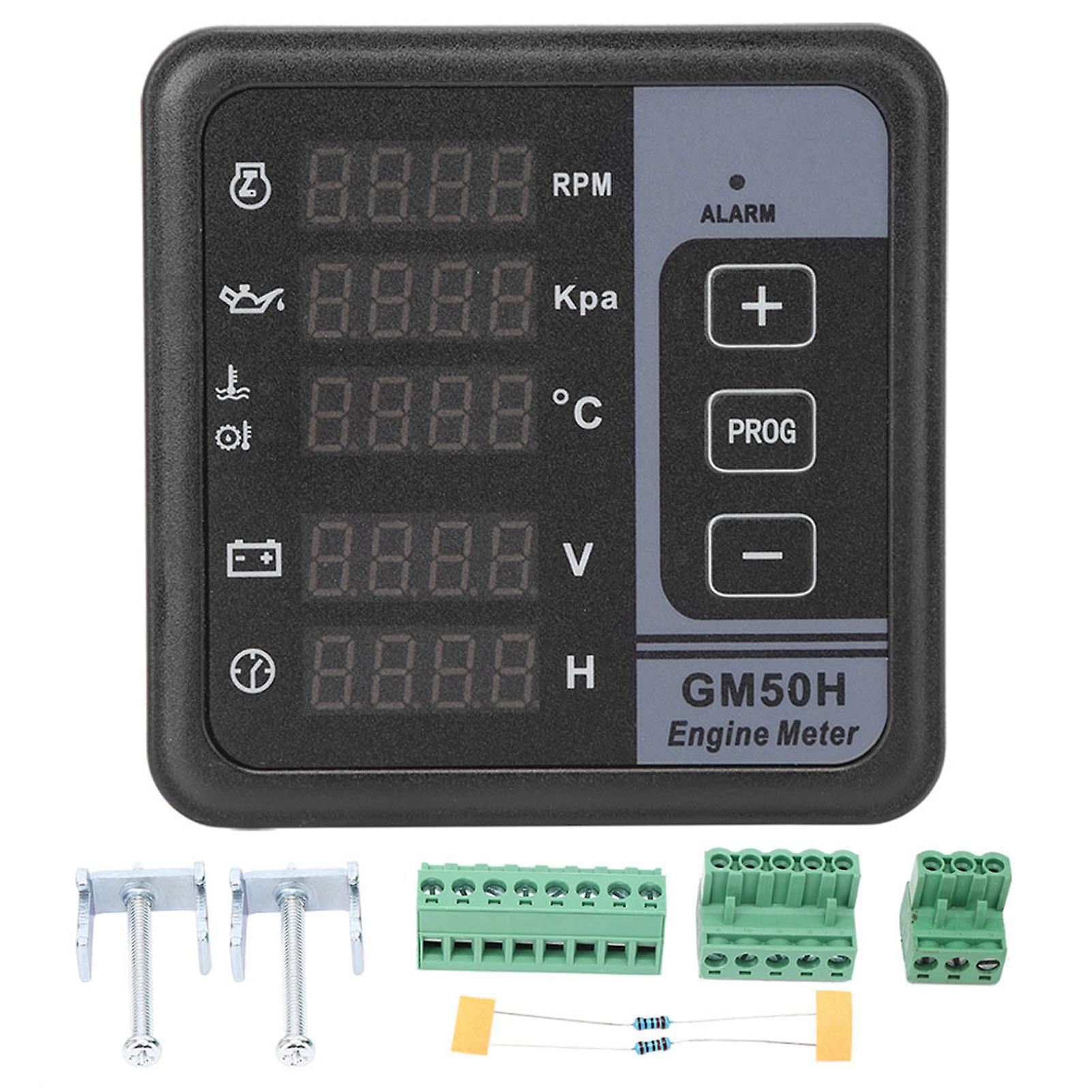 Generator Panel, Digital Meter, Multi-functional Generator Panel for Diesel Engine Monitor
