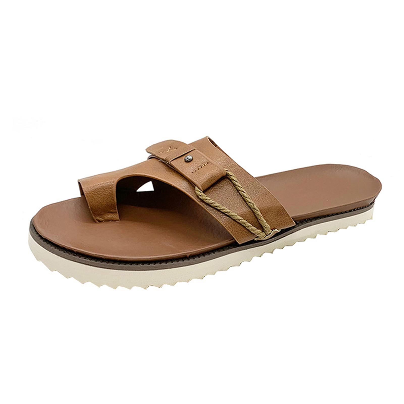 Women's Slippers Personalized Open Toe Sandals Summer Casual Flat Shoes