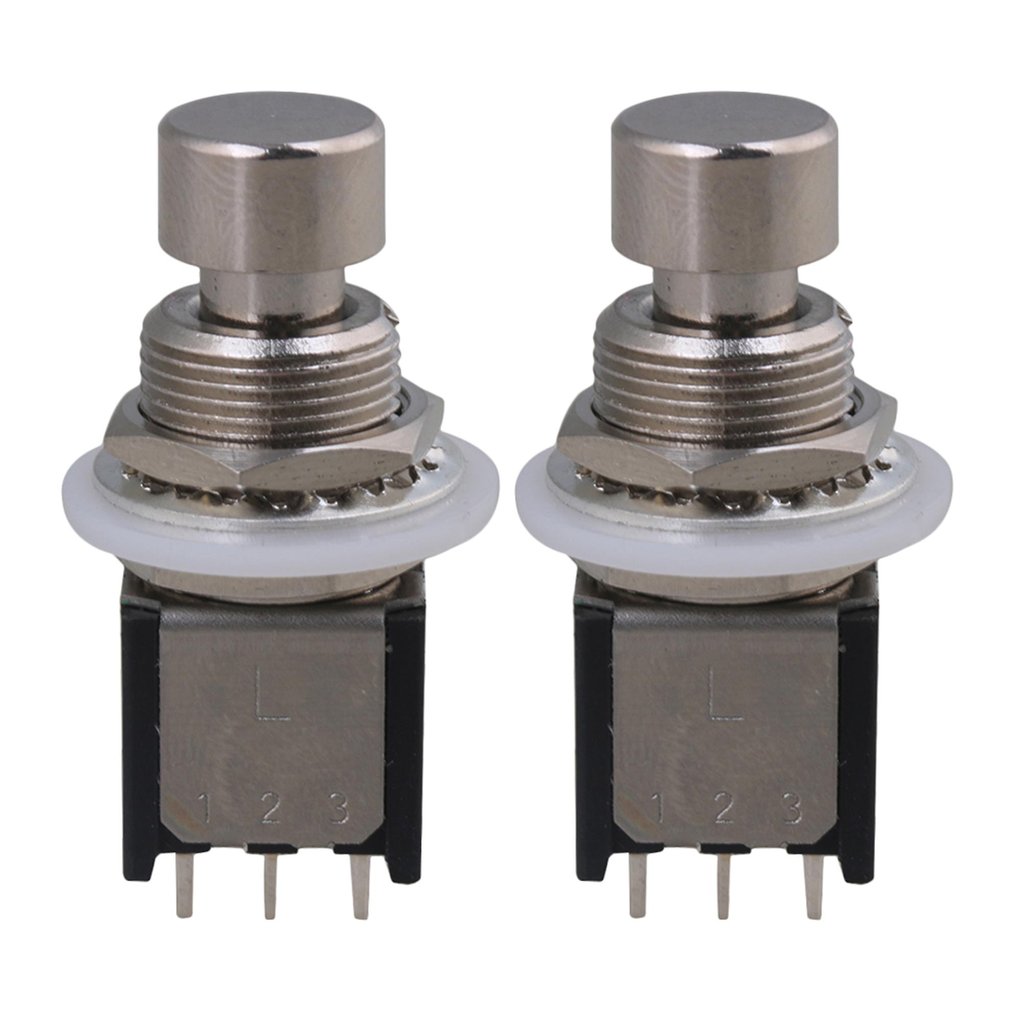 2 x Effects Pedal Stomp Box 6 Solder Foot Switch with Lock for Guitar