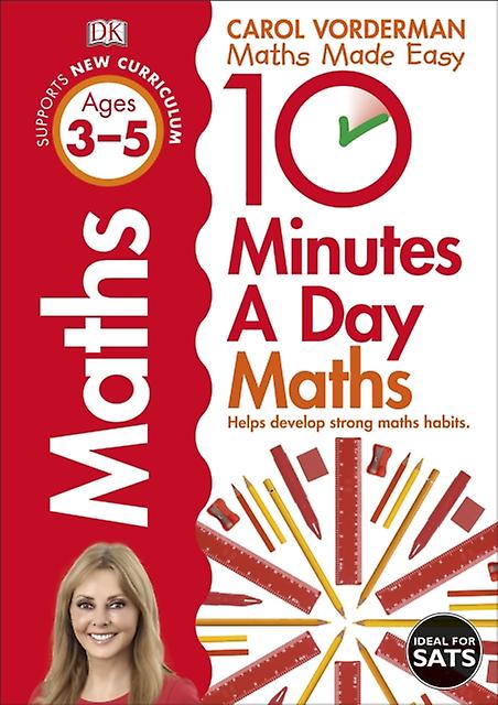 10 Minutes A Day Maths Ages 35 Preschool by Carol Vorderman Paperback