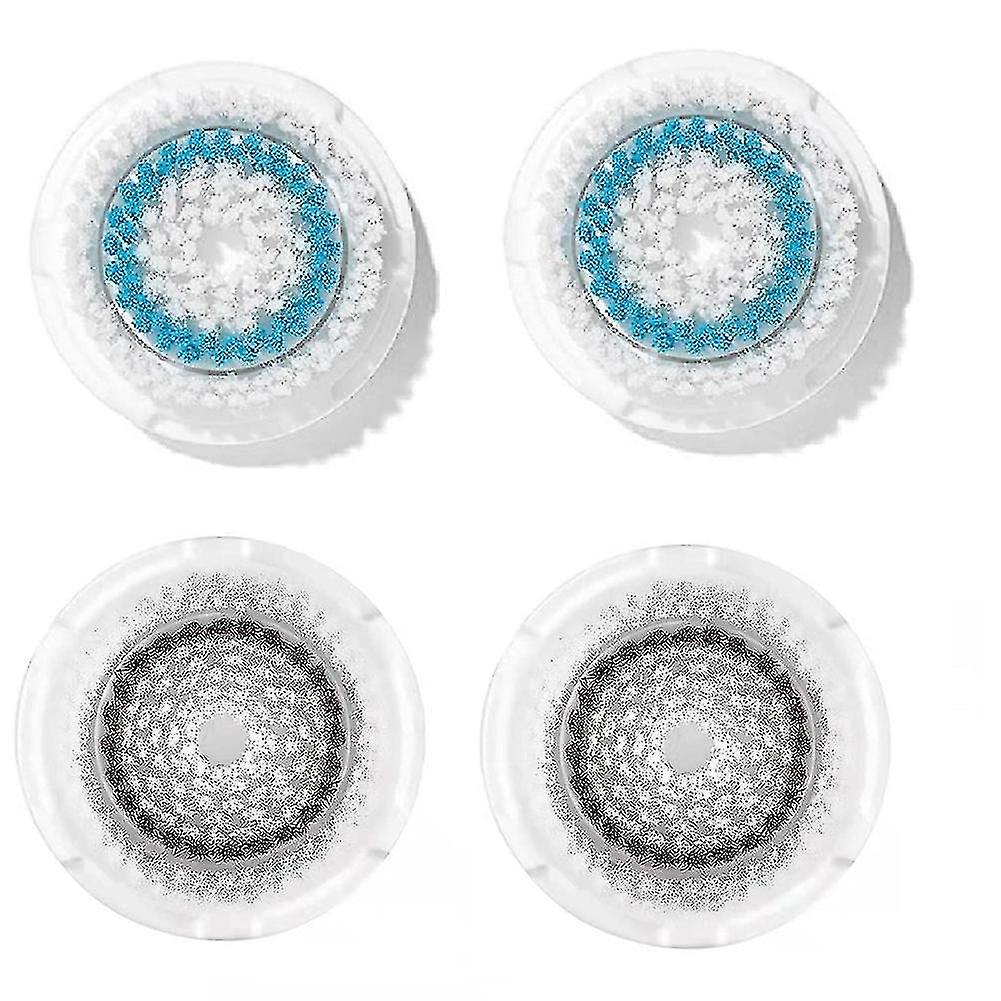4stk ansigtsbørste og ansigtsrens udskiftning til børstehoved-YUHAO