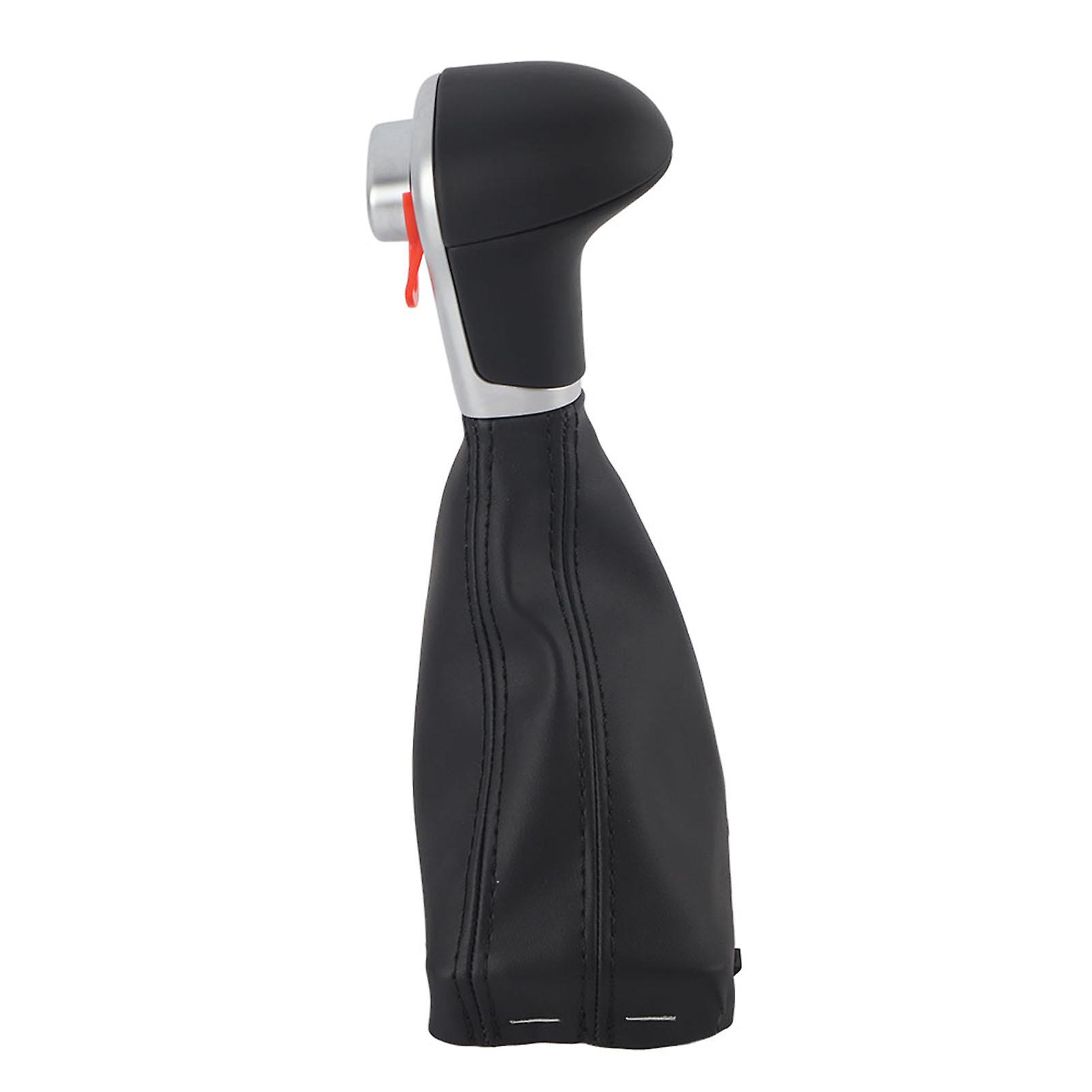Black Leather Gear Shift Knob Boot for A5 A4L Q5 B8 13.5x8x21cm