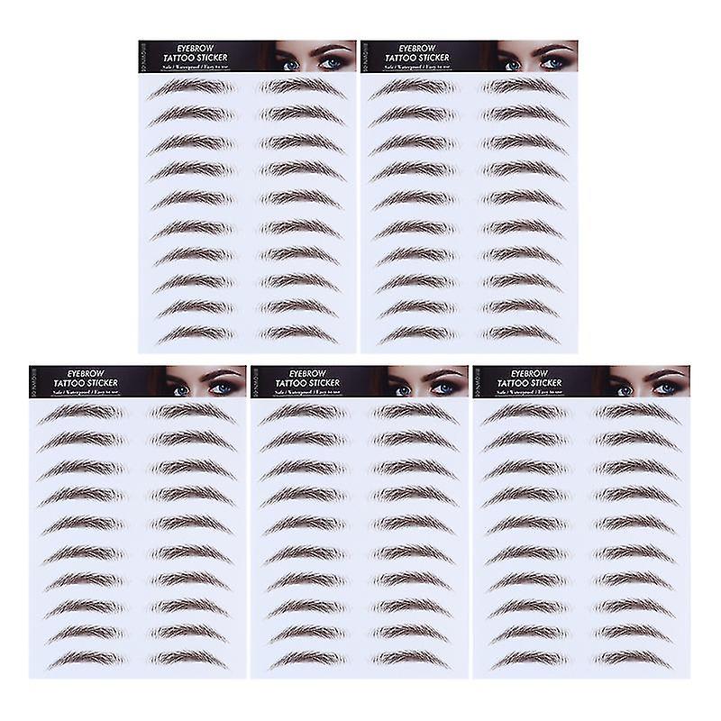 5stk Kunstigt øjenbryn