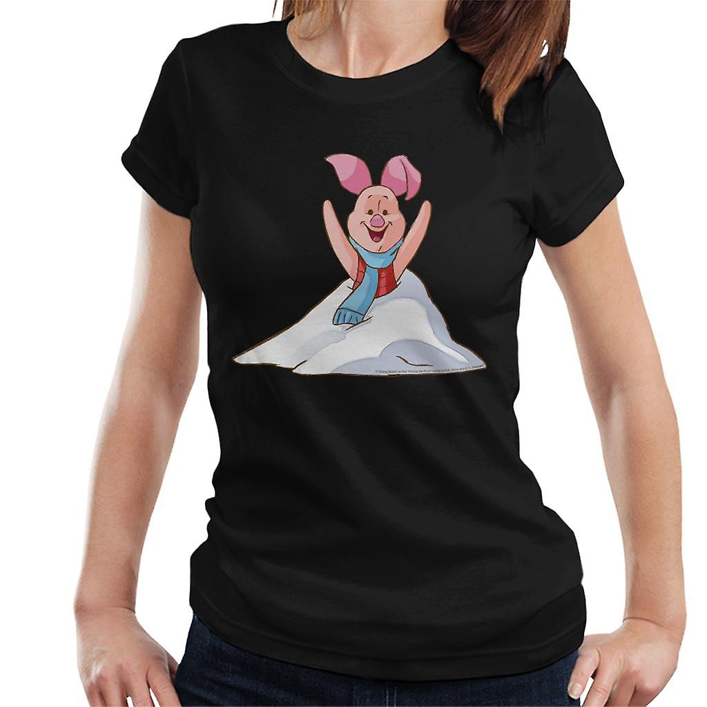 Disney karácsonyi malac a hóban női póló