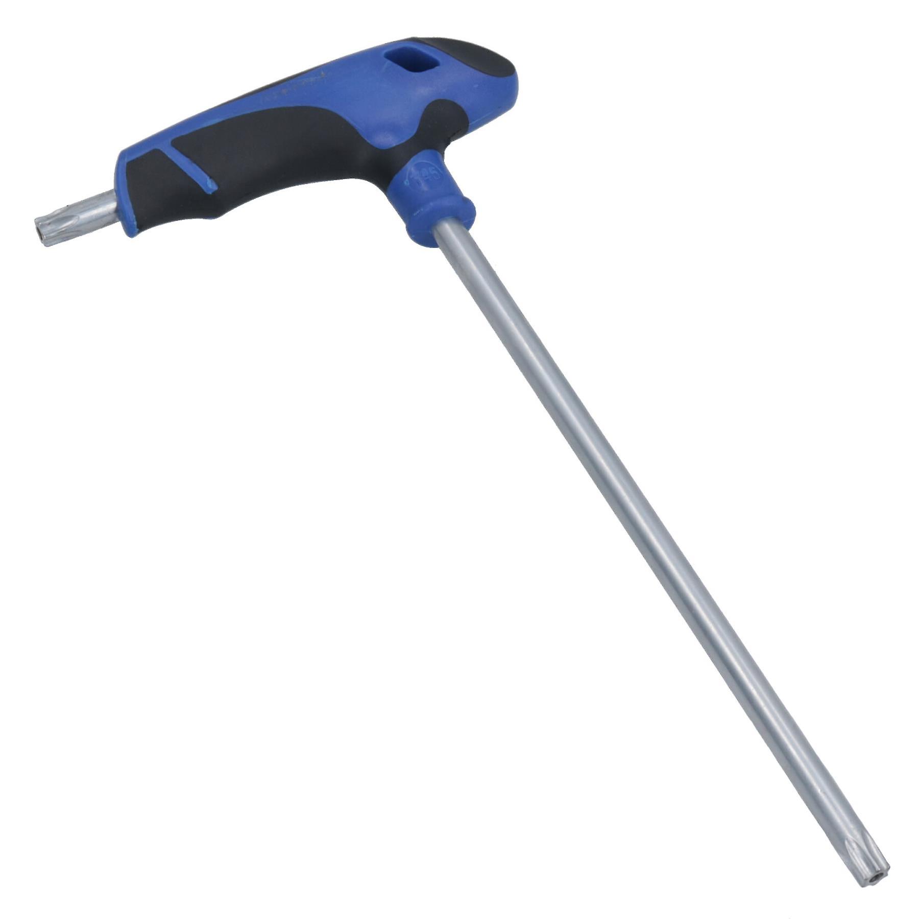 T45 Tamper Torx Star T Handle Wrench T Bar Short + Long High Torque Soft Grip
