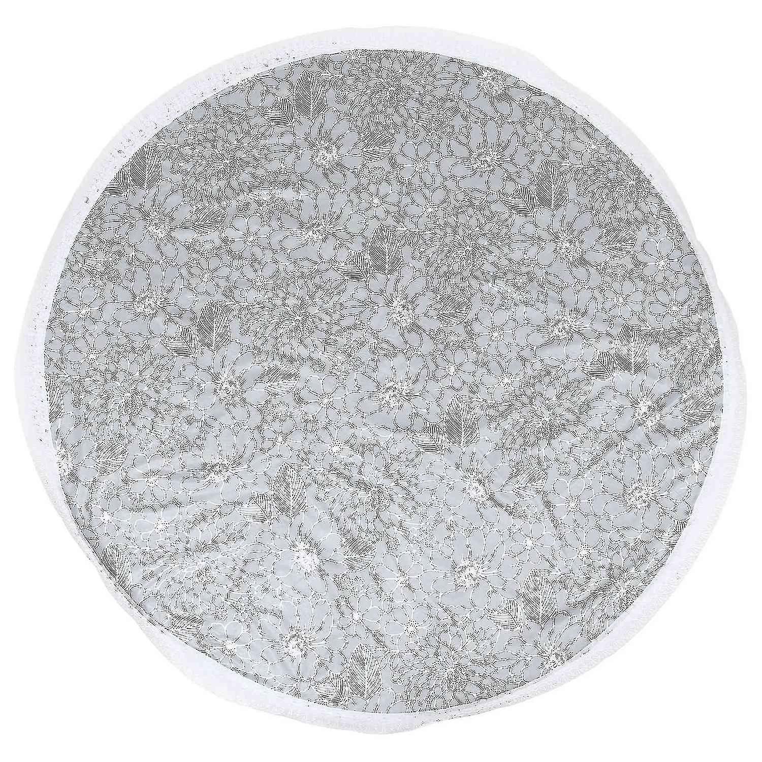 Round Tablecloth Wipe Clean 180cm Waterproof Wrinkle Free Stain Resistant Washable Polyester Table Y