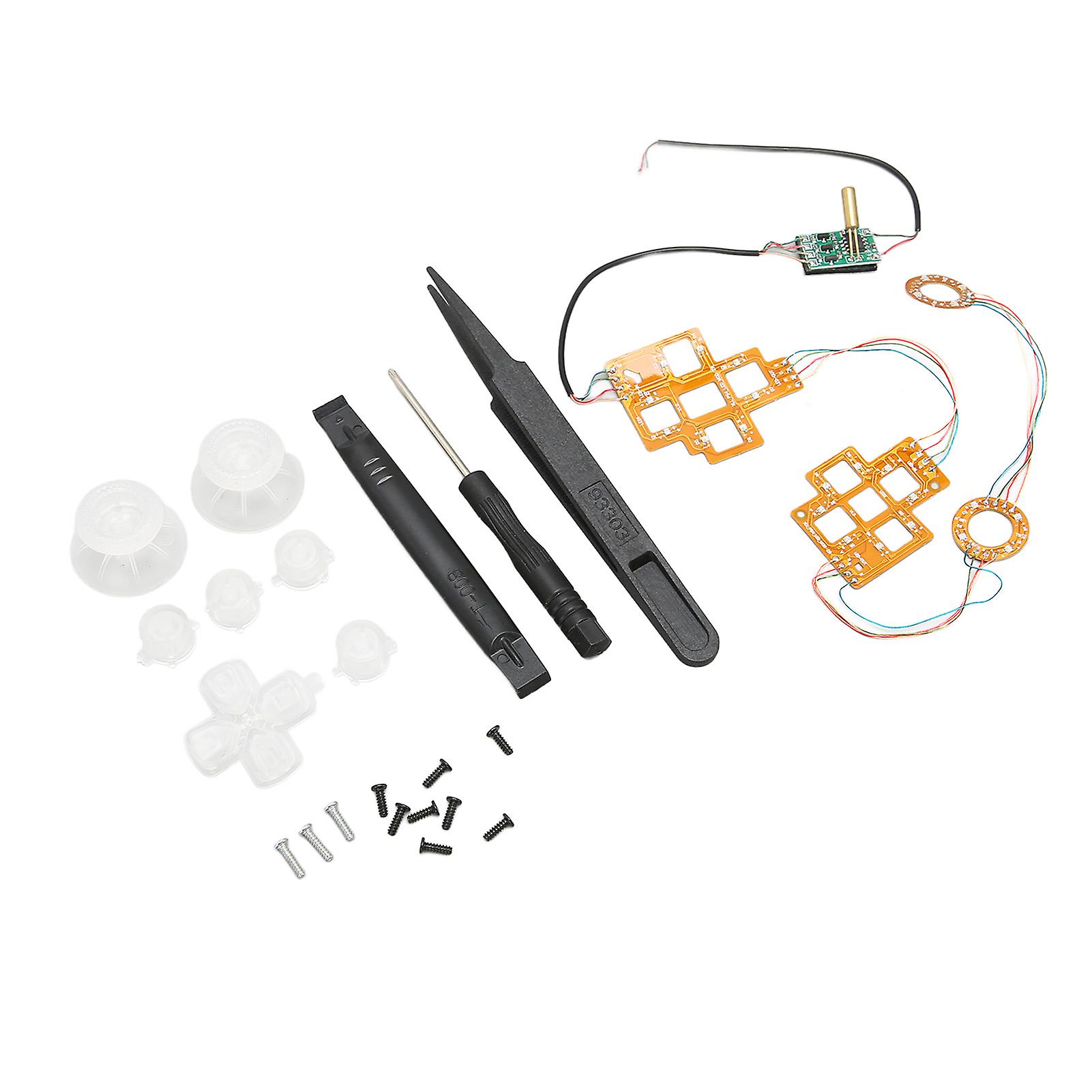 Professional DIY LED Illuminated Button Kit for PS5 Controller