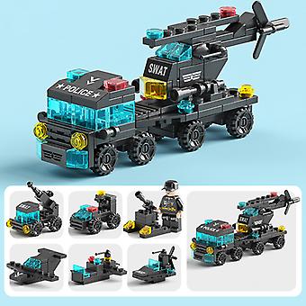 Veeki (2 packs) Building blocks assembled car toy  robot Set DIY Learning Kit for Ages 5 6 7 8 9 10+ Year Old Boy Girl ,for Best Kids Gift