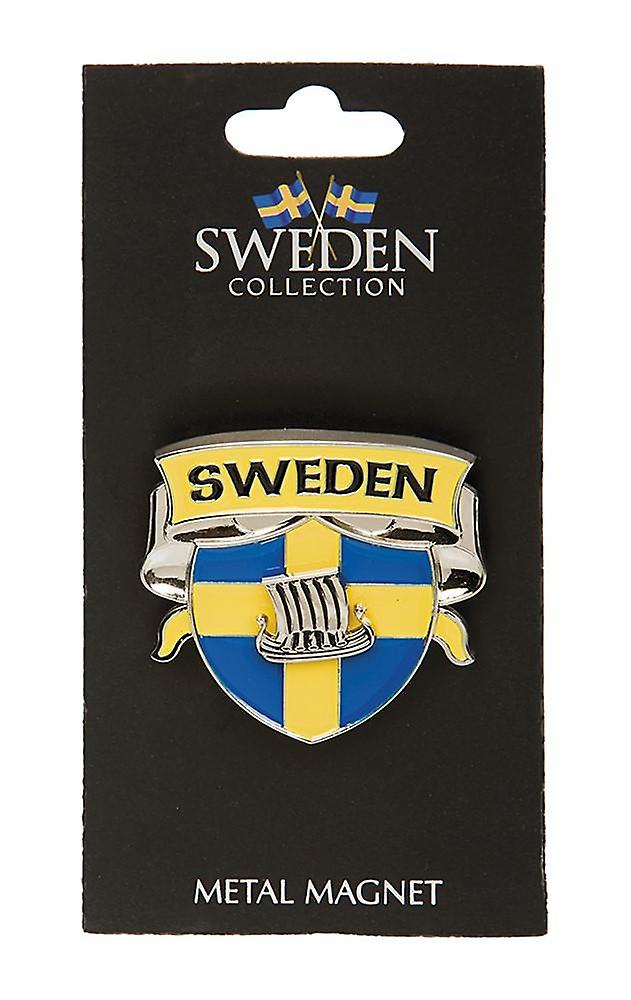 Magnet Souvenir Sköld Vikingskepp