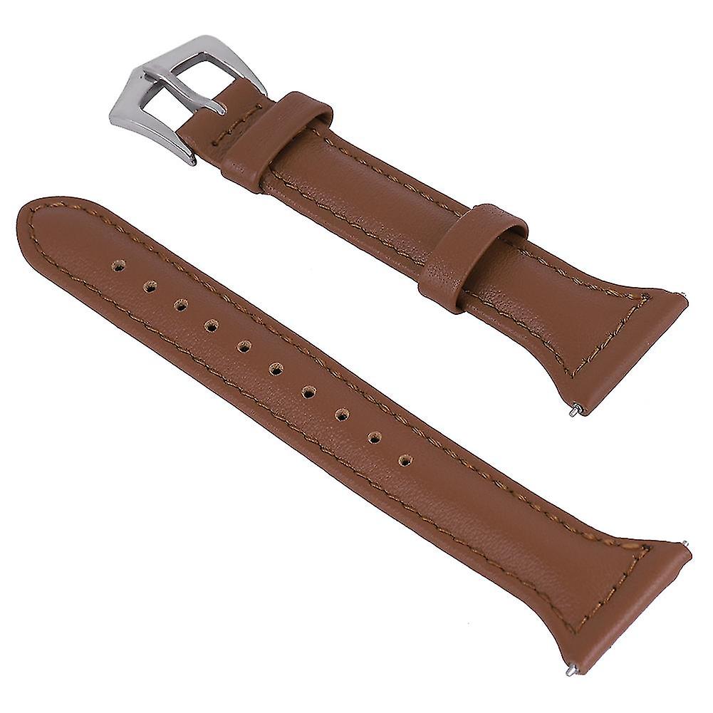 Fitbit Versa Real - Durable Wristwatch Band for 5.3-7.8in Wrists (Brown)