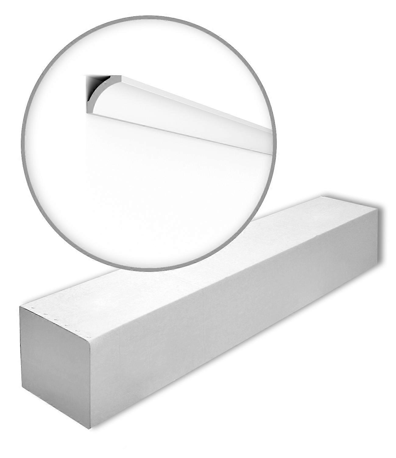 NMC 48 x Cornice moulding B5-box 96 meter NOMASTYL Extruded polystyrene (LDPS) 200 cm white pre-primed