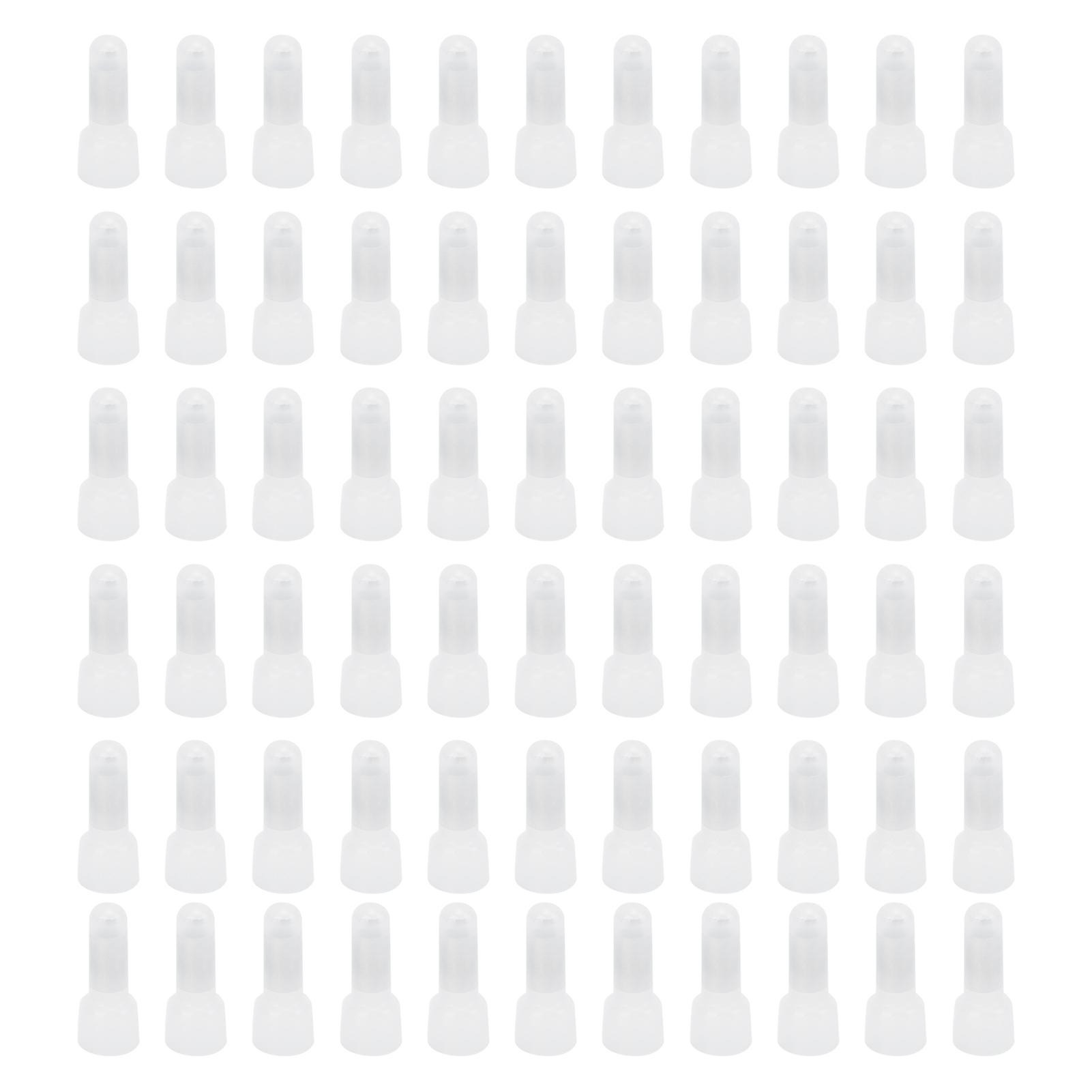 1000Pcs Closed End Terminal Transparent Nylon Crimping Cap Wire Cable Connector KitsCE2