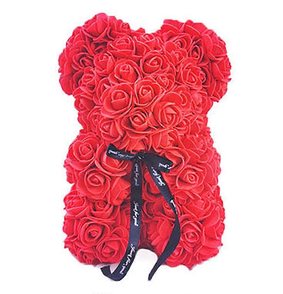 Rose Bear Simulation PE Foam Flower Immortal Flower Bear Creative Small Gift