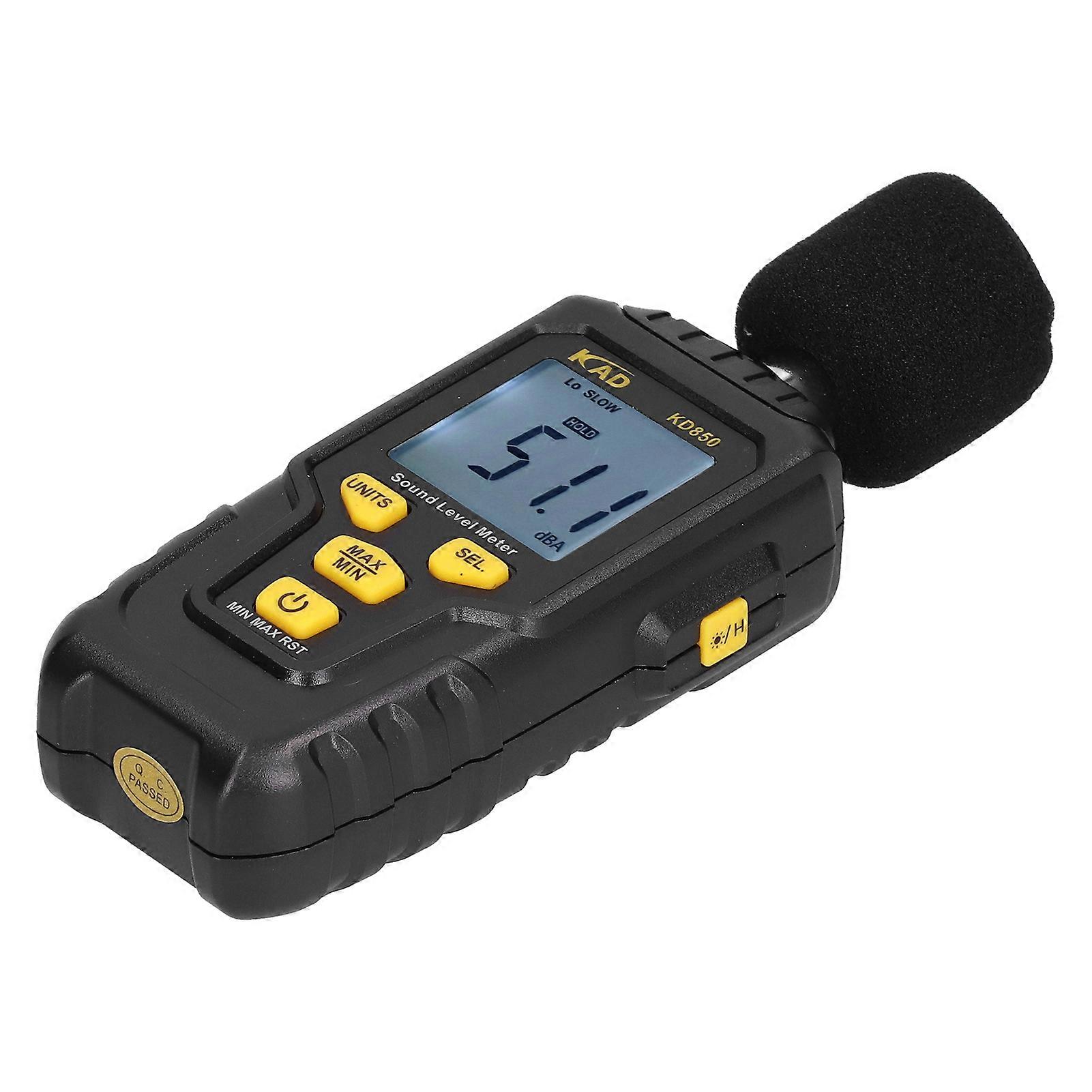 Multifunction Sound Level Meter Decibel Monitor Temperature Tester Environmental Instrumentkd850