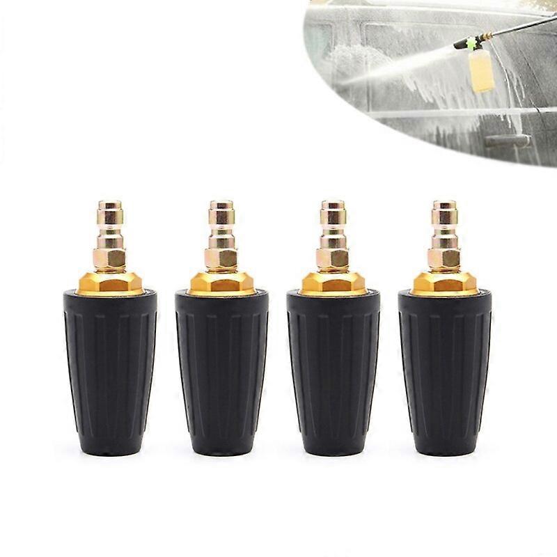 Pressure Washer Rotating Turbine Nozzle 3600 Psi, 4.0 Nozzle, with 1/4 Inch (About 0.6 cm) Quick Connect Plug