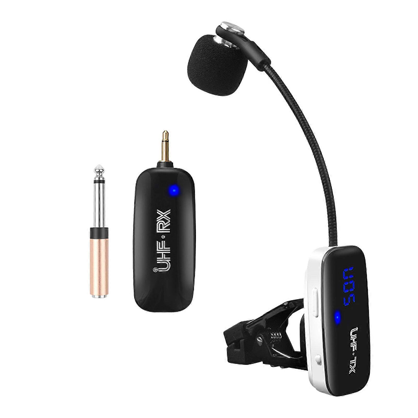 Sax Microphone Wireless Instruments Microphone for Trumpet Band Performances