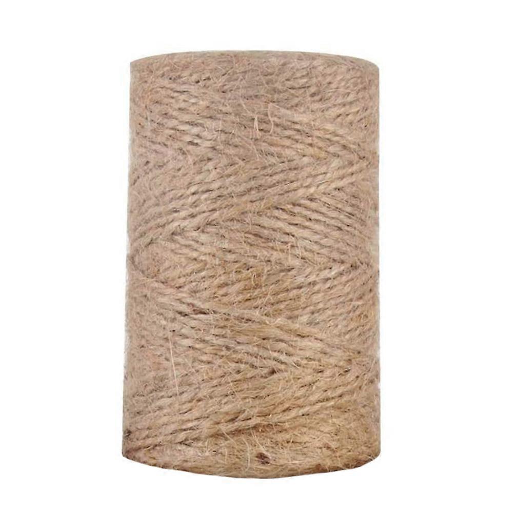 1 Roll Jute Twines Hemp Ropes Twine Ropes for Gift Wrapping Burlap Strings
