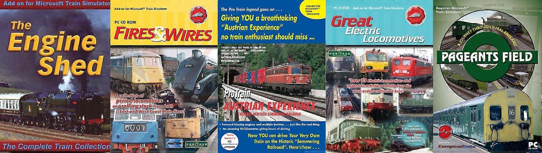 Train Simulation - Mega Pack (PC CD) - New & Sealed