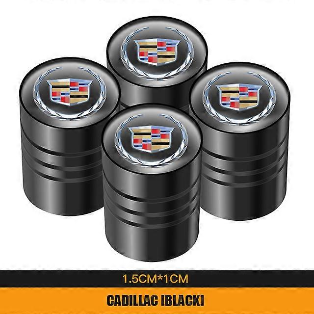 4Pcs 3D Metal Tire Valve Caps Car Tyre Air Stems Cover For Cadillac Escalade ATS BLS XTS XT4 XT5 XT6 CTS CT4 CT5 CT6 EXT STS SLS shry