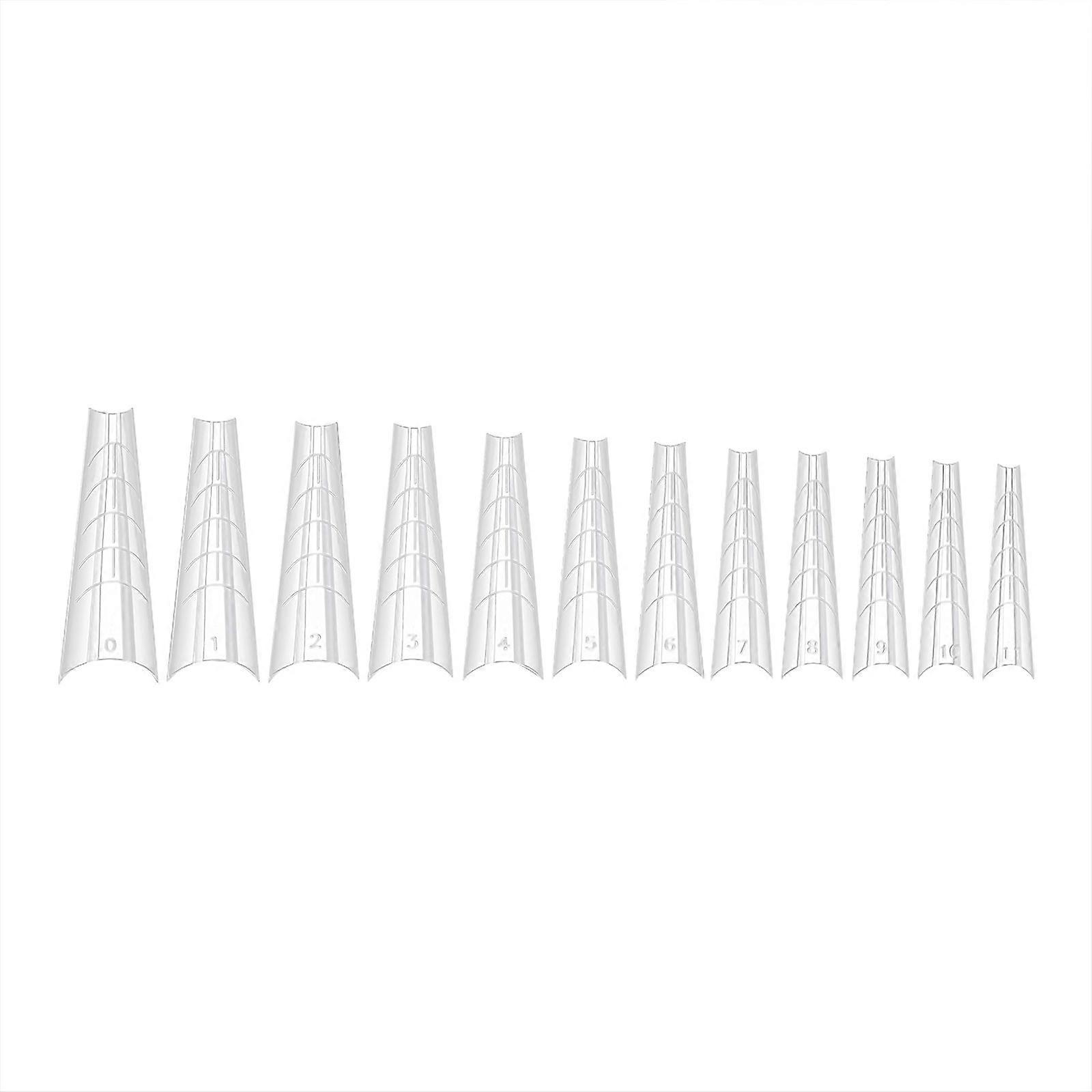 Manicure Sculpting Extend Nail Mould Without Paper With Scale 120 Pieces