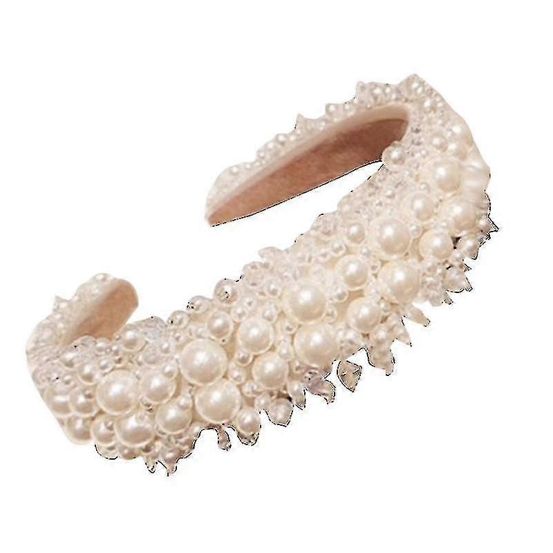 Headband Wedding Pearls Beads Headband