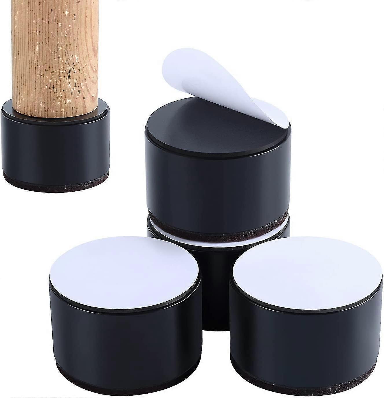 Conjunto de 4 risers de cama Risers adicionar 2 polegadas de altura, aço sólido suporta 10000 libras