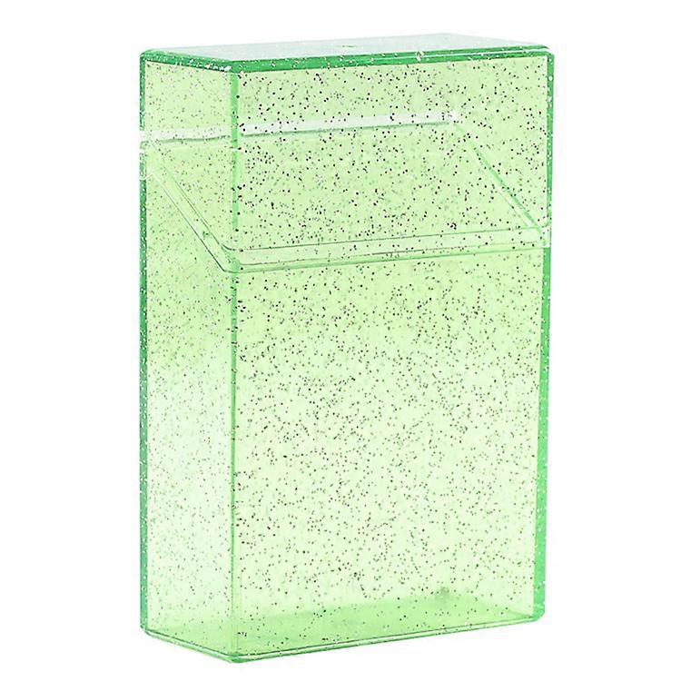 Ins Transparent Cigarette Case New Color Toner Cigarette Case Transparent Flash Unisex Personality Stylish And Portable Cigarette Case 20 Pcs