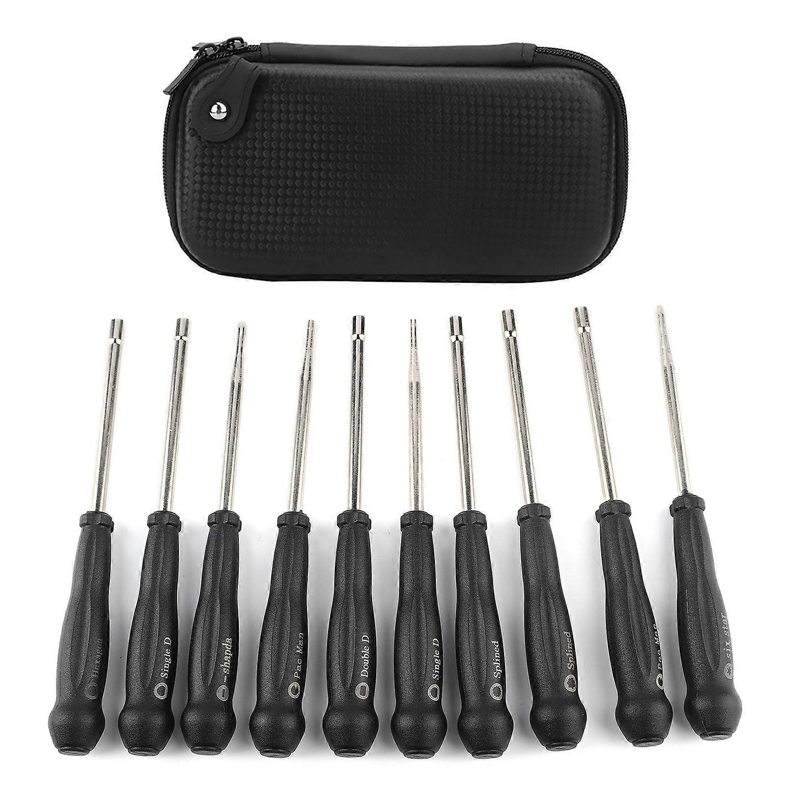 10PCs Carburetor Screwdriver Hand Adjustment Tool Kit Stainless Steel Engineering Plastic