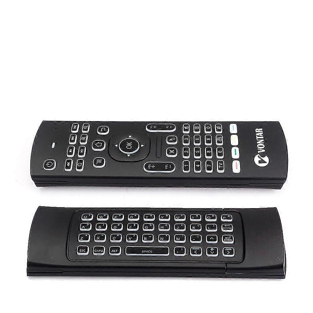 Mx3 pro backlight 2.4g wireless keyboard remote control ir learning fly air mouse for x92 x96 android tv box