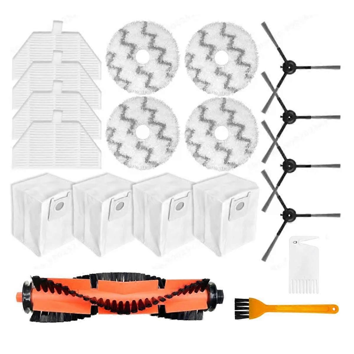 19PCS Replacement Part for EVA SDJ06RM Robot Vacuum Cleaner Accessories Main Side Brush Filter Mop