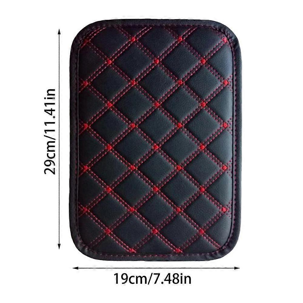 Car Central Armrest Pad PU Leather Arm Rest Pad Middle Consoles Protector Hand Rest Cushion Universal Auto Armrest Pillow